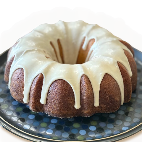 Lemon Bundt Cake with Vanilla Glaze