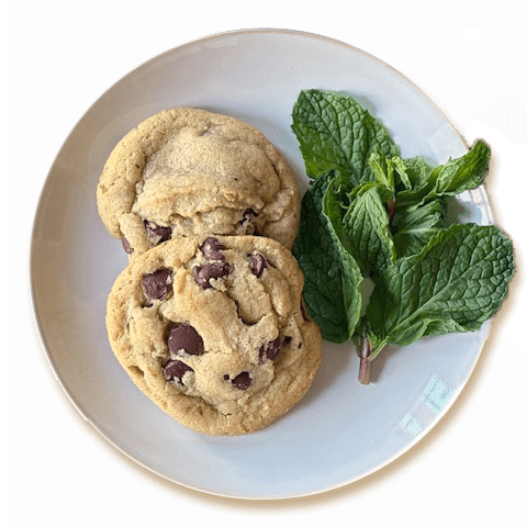 Mint Chocolate Chip Cookies (per dozen)